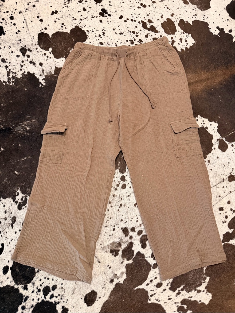 Anniewear Linen Cargo Style Pant